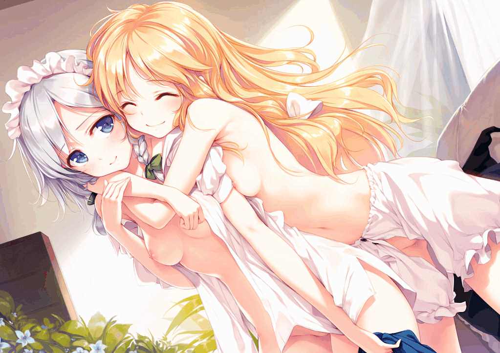 これから燃え上がる直前のような二次美少女同士の百合からレズになりそうな二次エロ画像-10